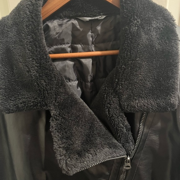 Verra Wang Black Faux Shearling Jacket XXL- New W/O Tags- Still in Store! - Picture 4 of 8